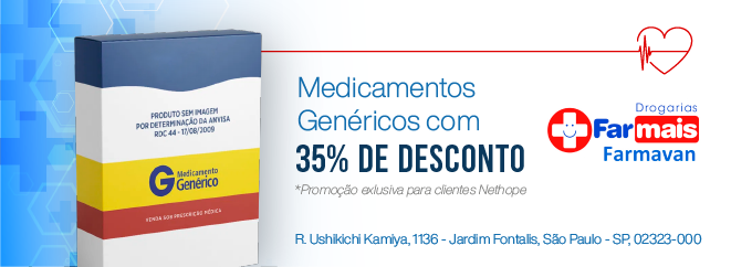 35% DE DESCONTO EM MEDICAMENTOS GENRICOS